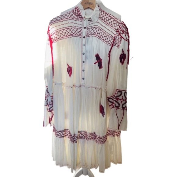 ZARA LIMITED EDITION EMBROIDERED DRESS - Picture 6 of 9